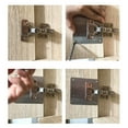 Kitchen Cupboard Door Hinge Repair Kit Plate And Fixing Screws
