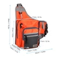 thumbnail image 4 of ilure Outdoor Bag,* 39 * Waterproof Canvas Reel 32 * 39 In OfJinmie Lures In Of Saante X 12 Waterproof 39 X 12 32 X 39 X 39 X Zdhf, 4 of 7