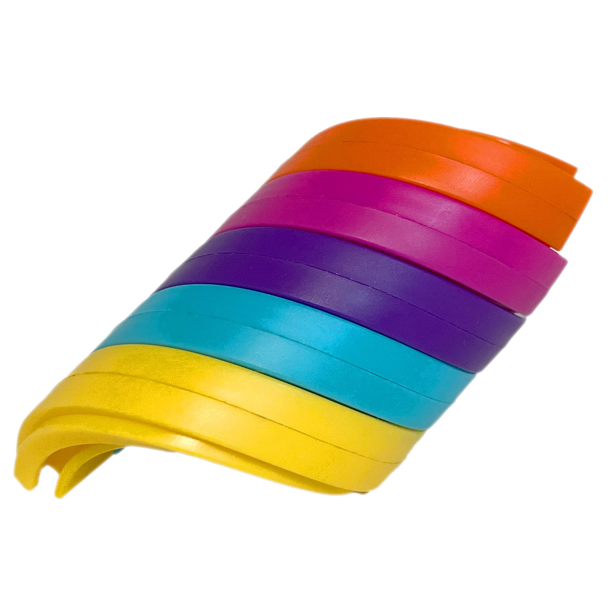 Hypno-twist –Hypnotic Fidget Toy, Glide the colorful rings for a hypnotic loop that spins again and again