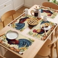 thumbnail image 5 of Independence Day Placemats Set of 2, American Flag Farm Vintage Wooden Board Non-Slip Place Mats Washable Table Mats for Kitchen Dining Table Decorations Indoor/Outdoor, 5 of 9