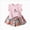 V29-Pink, variant on Toddler Girls Toddler Girls Summer Outfits Short Sleeve Button Up T Shirt Tops Casual Shorts Sets Baby 2t 3t 4t 5t Clothes Toddler Girls Summer Outfits 2pc 6t 7t Children,Lightweight(White,1-2 Years)