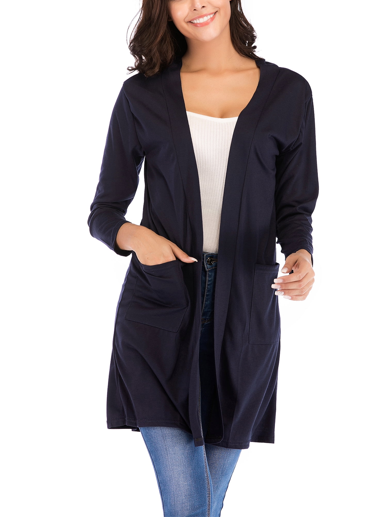 black long cardigan ladies