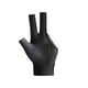 thumbnail image 2 of Pool Cue Guantes de billar Mano izquierda Accesorios de billar Universal Mujeres Hombres Elástico Transpirable Juegos de interior Tres Finger Show Gua Negro Púrpura DYNWAVEMX Guantes de billar, 2 of 8