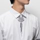 thumbnail image 5 of Bolo Tie para hombre Western Cowboy Wolf de cuero disfraz de Halloween para hombres y mujeres Plata Zulema Corbata de bolo, 5 of 8