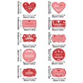 thumbnail image 5 of Decoración del día S para colgar en la puerta, pancarta para el día S, decoración del hogar, pareados, cortinas para puertas, negro y rojo, negro y rojo, 5 of 5