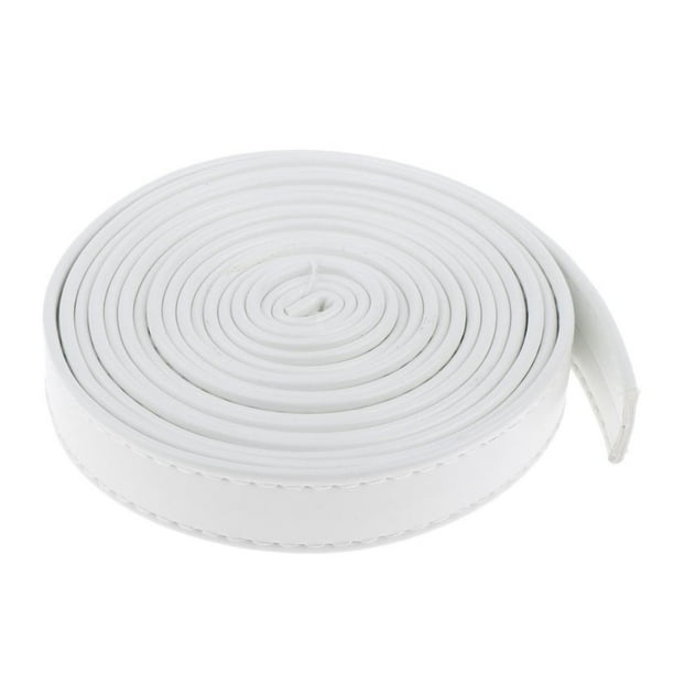 Correa de cuero de PU, correas de hombro de cuero suave, bolso cruzado con cremallera, billetera Blanco