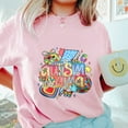 thumbnail image 3 of Autism Mama Graphic T-Shirt - Colorful Support Tee for Women, Autism Awareness Apparel, Vibrant Puzzle Piece Design, Gift for Autism Moms, 3 of 7