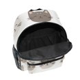 thumbnail image 6 of FORMRS Kids School Backpack with Front Zippered Pocket 12" Student Travel Daypack, Light Gray Cat Pattern, 6 of 6