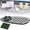 Black White, variant on Multifunctional Car Anti-Slip Mat, 2026 New Car Phone Holder for Mount, Rotating Phone Holder for Daily Commute, Checkerboard Mat for Urban Drivers