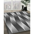 thumbnail image 2 of Ahgly Company Indoor Rectangle Patterned Dark Gray Area Rugs, 4' x 6', 2 of 6