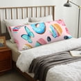 thumbnail image 6 of Naloa Cupcakes and Donuts Super Soft 20x60 Body Pillow Case,Long Side Hidden Zipper（PILLOWS ARE NOT INCLUDED）, 6 of 6