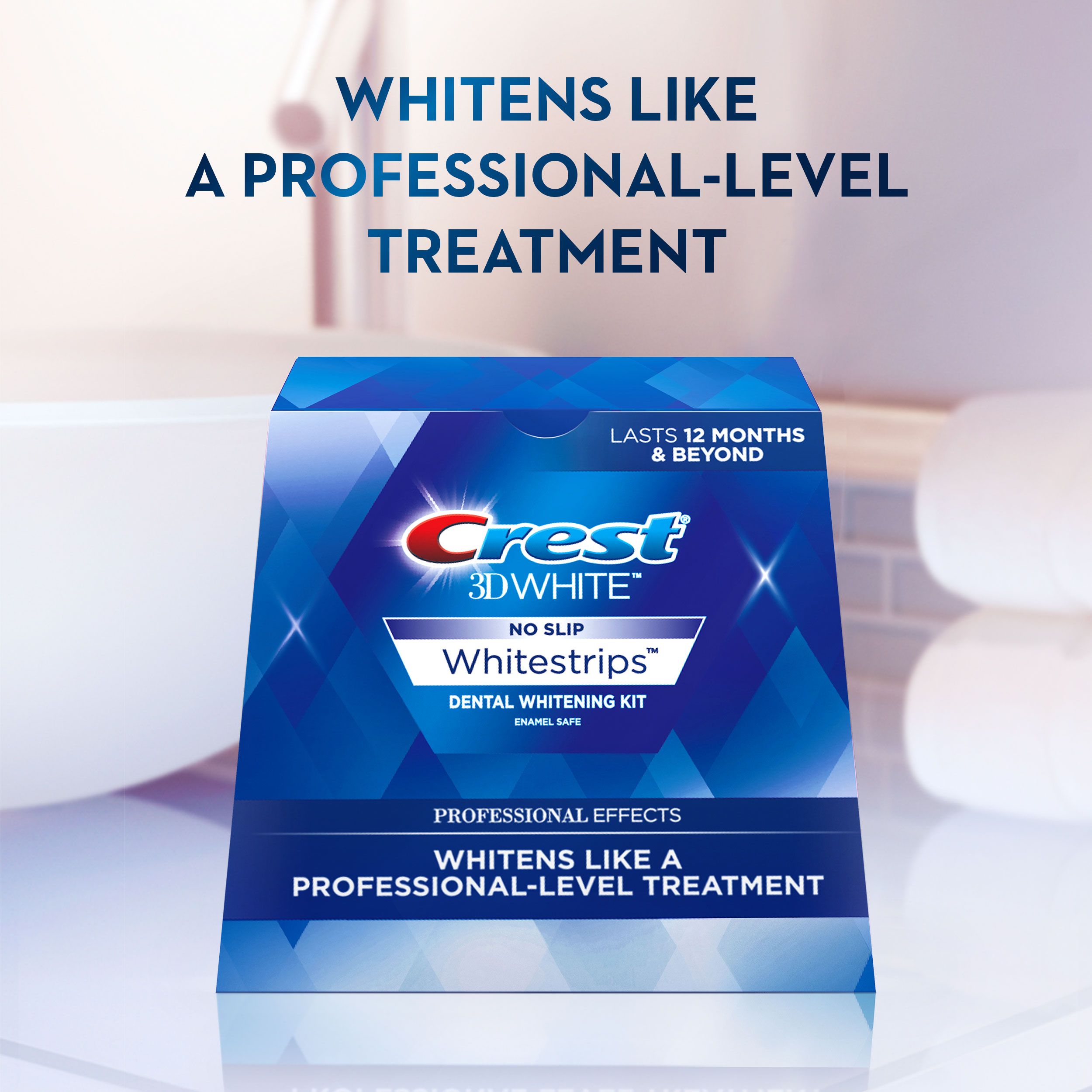 Crest 3D White Professional Effects Whitening Teeth Strips Kit, 40 Treatments (2 Pack) - image 6 of 7
