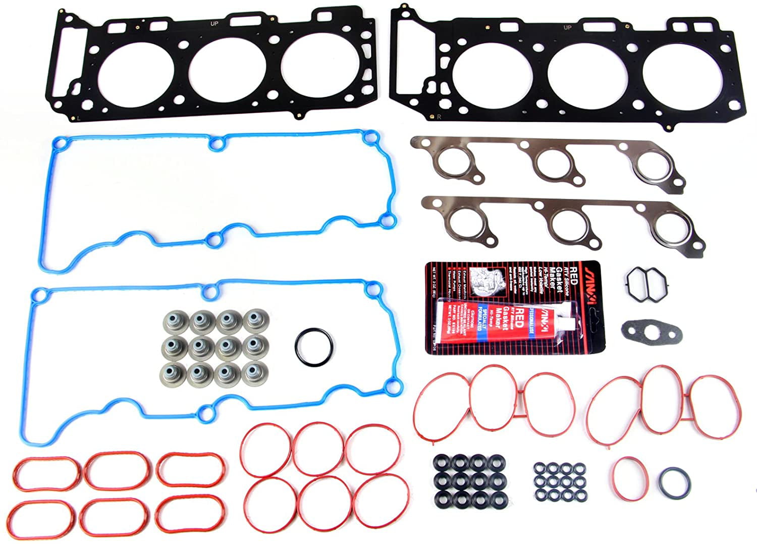fit 2000-2011 Mercury Mazda B4000 Land Ford Ranger 4.0L V6 SOHC Engine Intake Manifold gaskets Automotive Replacement Gasket Sets SCITOO Compatible with Intake Manifold Gasket Kit 