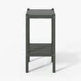 thumbnail image 2 of WestinTrends 36" Outdoor Adirondack HDPE 2-Tier Patio Side Table, Gray, 2 of 14
