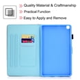 thumbnail image 6 of SM-T220/T225 Case and Cover, Galaxy Tab A7 Lite Case 2021 Released, Allytech Slim Painted PU Leather Shockproof Folio Stand Case with Card Slots for Samsung Galaxy Tab A7 Lite 8.4", Pink Ocean, 6 of 7