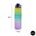 thumbnail image 3 of Vasos de agua de 1000ml, hervidor deportivo con degradado de paja para adultos y niños (amarillo, verde, morado) Ndcxsfigh Libre de BPA, 3 of 6
