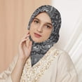 thumbnail image 2 of Bandanas Hair Scarfs For Islam Women Muslim Cashew Printing Scarf Vintage Scarf Neckerchief Wrap Shawl Travel Neck Wrap Head Scarf hair bandanas for women F One Size, 2 of 4