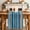 Blue, variant on Mexican Style Table Runner - 36 Inch Long Colorful Mexico Stripes Teal Blue Cotton and Linen Blended Dress Scarves Farmhouse Table Runner for Kitchen Dining, Coffee Table, 13" x 36"