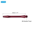 thumbnail image 2 of Uxcell  Aluminum Dart Shafts 15 Pack Medium 2BA Thread Dart Stems Red 45mm, 2 of 5