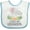 White and Blue, variant on Inktastic I Love My Grandpa Cute Elephants and Spring Flowers Boys or Girls Baby Bib