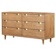 thumbnail image 2 of Home Square 2-Piece Set with 6 Drawer Dresser & TV Console in Sand, 2 of 18