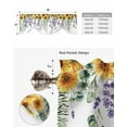 thumbnail image 6 of Spring Eucalyptus Sunflower Lavender Kitchen Curtains Balcony Adjustable Roman Blinds Small Short Curtain for Living Room, 6 of 6