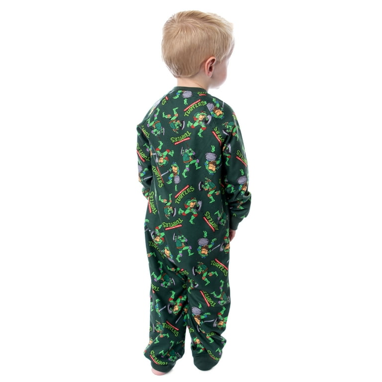 Teenage Mutant Ninja Turtles Boys Onesie | Kids All in One Sleepsuit  Pyjamas | Want a Pizza This? PJs | TMNT Nightwear Pajama