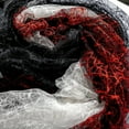 thumbnail image 4 of Zukuco 1PCS Halloween Stage Decoration Fabric Spider Web Jacquard Lace Fabric Soft Spider Web Lace Tulle Fabric,White, 4 of 8