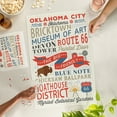 thumbnail image 5 of Lantern Press 1000 Piece Jigsaw Puzzle, Oklahoma City, Oklahoma, Stacked Typography, 5 of 5