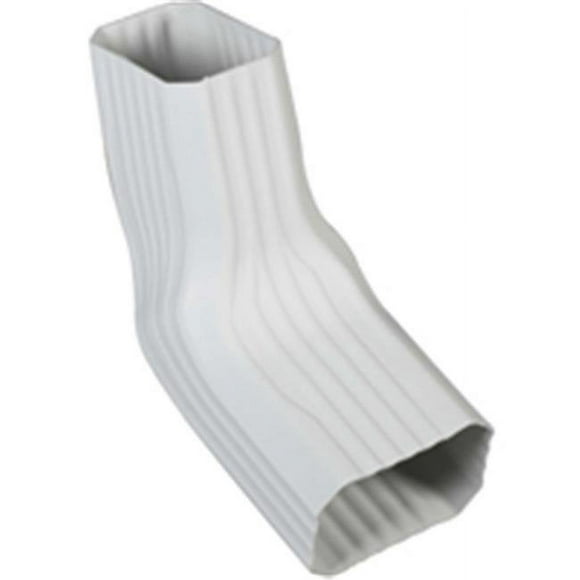 Amerimax Home Products 37064 2 x 3 Vinyl Transition Elbow White
