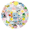 thumbnail image 3 of Cute Aesthetic Stickers for Water Bottle Laptop, 100pcs Waterproof Vsco Stickers for Girls Kids  Women Teens ,  Vinyl Stickers Pack for Hydro Flask Cup Luggage Computer Hlemet Mugs Stickers, 3 of 11
