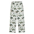 thumbnail image 2 of joogoo Many Turtles Seaweed Pajama Pants Pj Bottoms Sleepwear Lounge M, 2 of 9