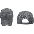 thumbnail image 2 of CoCopeaunt Fashion Leisure Grid Baseball Cap for Women Men Soft Breathable Retro Hats Skullcap Lightweight Adjustable, 2 of 4