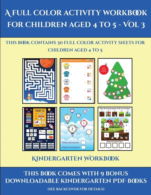 Kindergarten Workbook Kindergarten Workbook (A full color activity