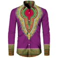 thumbnail image 1 of Camisas de manga larga de estilo étnico de otoño Camisa de hombre con patrón retro Tendencia Ropa de hombre al aire libre Nuevas camisetas de manga larga para hombre, 1 of 6