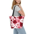 thumbnail image 2 of Fotbe Rose Bolsa de Playa con Estampado, Bolsa de Hombro, Bolsa de Mano Espaciosa, Bolsa de Viaje Ligera, Bolsa de Compras Versátil, 2 of 6