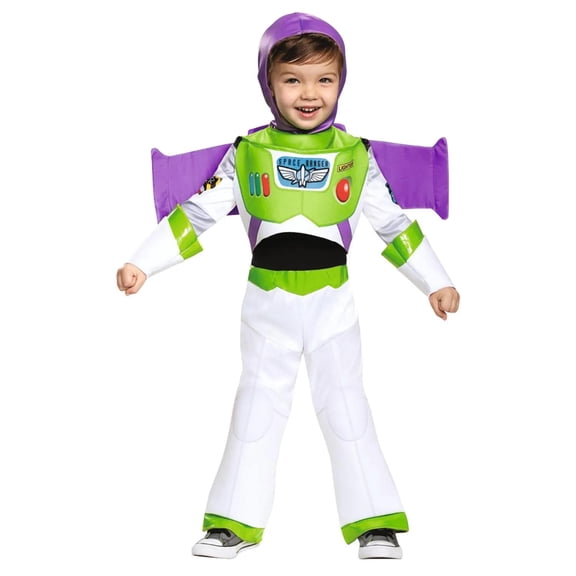 Disguise Boys' Toy Story Buzz Lightyear Deluxe Costume - Size 7-8