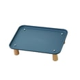 thumbnail image 1 of Dispensador de agua elevado para perros, soporte ergonómico para comedero, contenedor de comida Azul oscuro, 1 of 9