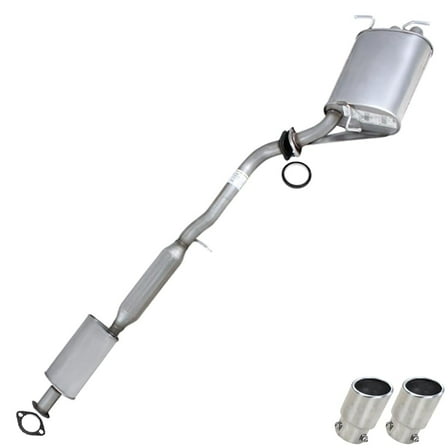 Stainless Steel Resonator & Muffler Exhaust System Kit Fits 2003–2004 Infiniti G35 3.5L Sedan RWD – Direct Fit