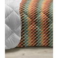 thumbnail image 3 of Abstract Down Alternative Comforter, Vintage 60s Hippie Style Colorful Geometrical Dotted Repeating Symmetric Print, Microfiber Quilt for All Season, 5 Sizes, Multicolor, by Ambesonne, 3 of 3