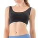 thumbnail image 2 of Chaleco Vaquero Ajustado y Corto para Mujer, Elástico, con Cuello Redondo, Tipo Jersey, Sujetador Deportivo, Camiseta Sin Mangas Negro XXL, 2 of 9