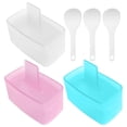 thumbnail image 4 of Musubi Mold, 3 Pack Musubi Maker Press, Non-Stick Onigiri Mold Maker Sushi Press Mold for Musubi Home DIY, Lunch Bento with 3 Rice Ladles, Multisize, 4 of 9