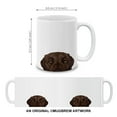 thumbnail image 4 of WIRESTER 11 Oz Ceramic Tea Cup Coffee Mug, Chocolate Brown Labrador Retriever Dog, 4 of 7