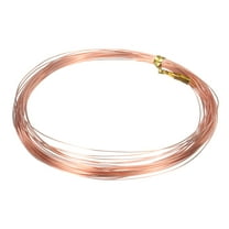 99.99% 24 Gauge 0.5mm Pure Copper Wire 10m/33 ft Soft Craft Copper Wire for Jewelry Making Beading DIY Crafts Supplies, Copper