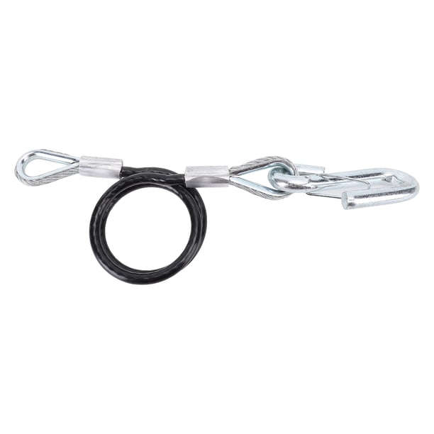 Cable De Remolque De Seguridad De Remolque Con Gancho S - 3500 Lbs De Carga De Carga De Soporte De Carga, Longitud Ajustable De 27.6 Pulgadas Para RV,
