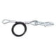 thumbnail image 1 of Cable De Remolque De Seguridad De Remolque Con Gancho S - 3500 Lbs De Carga De Carga De Soporte De Carga, Longitud Ajustable De 27.6 Pulgadas Para RV,, 1 of 7