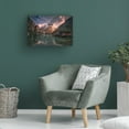 thumbnail image 2 of Canvas Wall Art - David Martin Castan 'Lago Di Braies, Dolomites' Wall Art for Living Room, Bedroom, or Office Décor by Trademark Fine Art - 32 x 22 Inches, 2 of 4