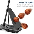 thumbnail image 6 of Best Choice Products Adjustable 4.4-10ft Basketball Hoop, Portable Goal w/Shatterproof Backboard, Ball Return - Charcoal, 6 of 10
