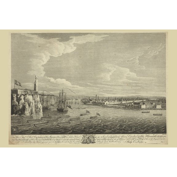 Print: Perspective View Of His Majesty's Land Forces