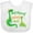 AA-White, variant on Inktastic My Nanny Loves Me Grandson Dinosaur Boys Baby Bib